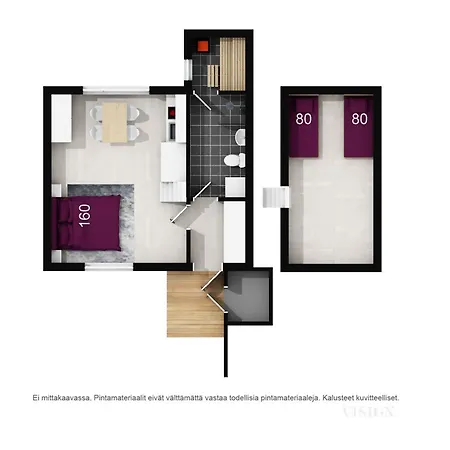 Lomavuokra Kaetkae Kaksi Apartamento Levi